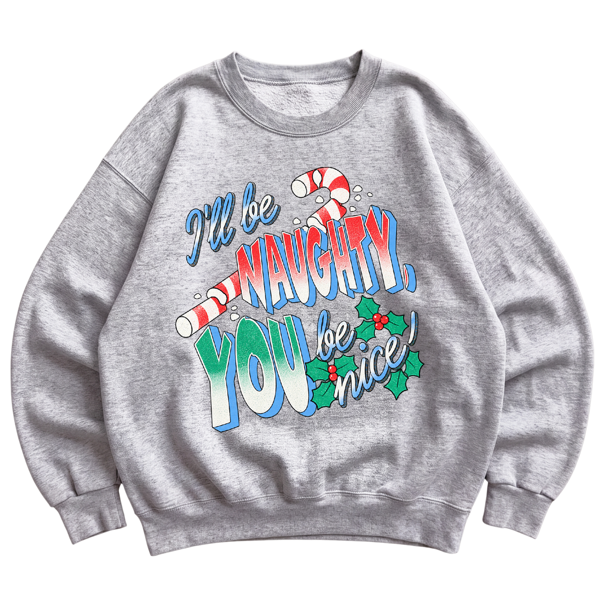 Naughty or Nice Christmas Crewneck Sweatshirt