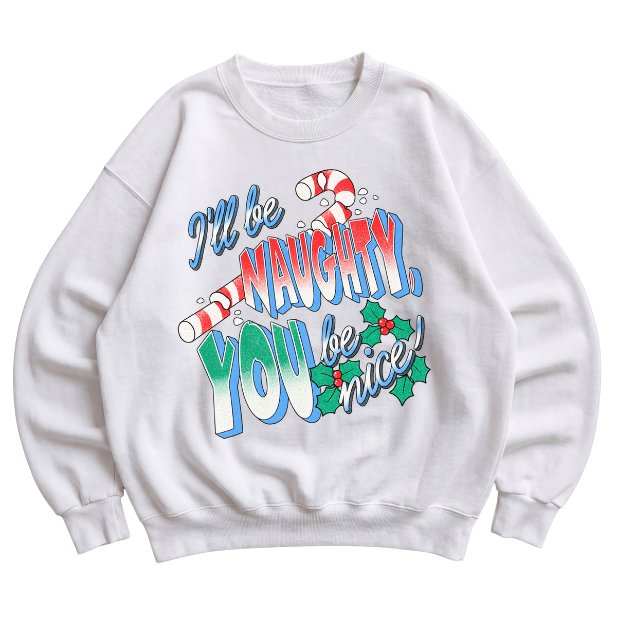 Naughty or Nice Christmas Crewneck Sweatshirt